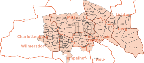 Postleitzahl 10 in Berlin