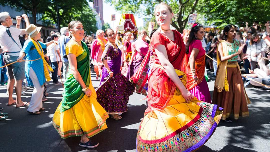 Karneval der Kulturen 2018, Jagannath Shoba Yatra Gruppe