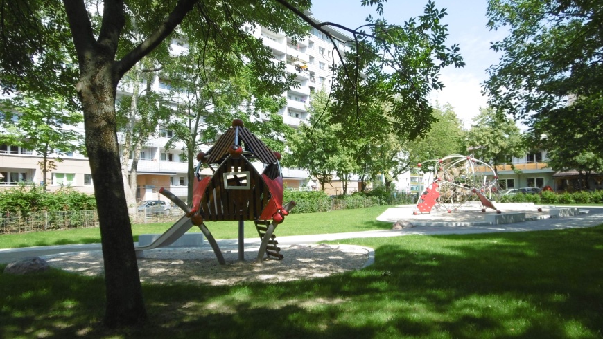 Spinnennetz-Spielplatz