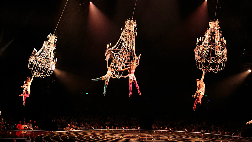 Seil-Akrobatik in der Show CORTEO - Foto: Circque du Soleil