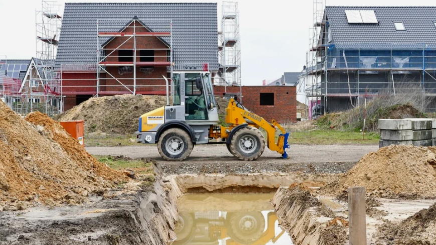 Anstehendes Grundwasser in einer Baustelle - Foto: Pixabay