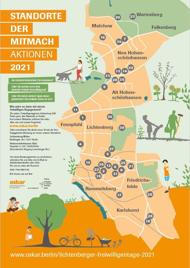 Mitmach-Aktionen in Lichtenberg 2021