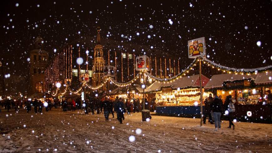 Winterstimmung auf dem Nürnberger Christkindlmarkt