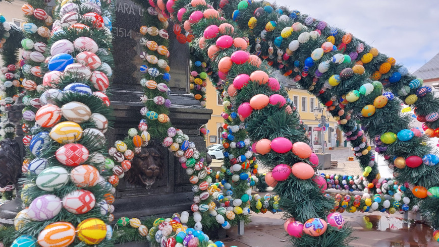 Osterbrunnen in Annaberg-Buchholz